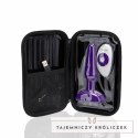 Zdalnie sterowany plug analny - B-Vibe Trio Plug Purple B-Vibe