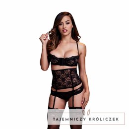 Zestaw trzyczęściowy - Baci Lacy Bra & Cincher & Panty One Size Baci