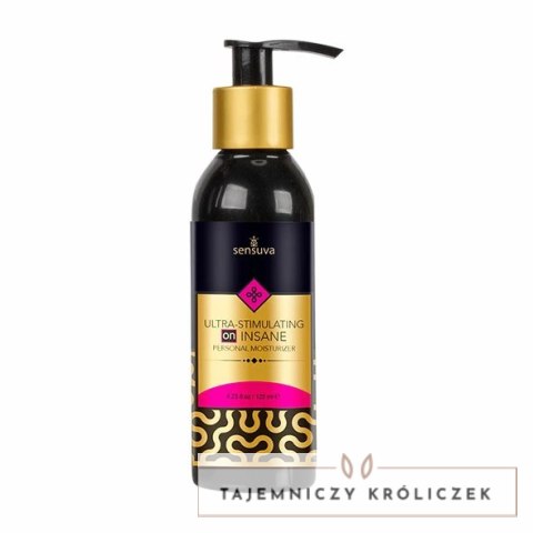 Lubrykant stymulujący - Sensuva Ultra-Stimulating ON Insane Unscented 125 ml Sensuva