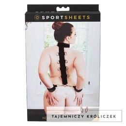 Obroża z kajdankami - Sportsheets Neck & Wrist Restraint Sportsheets