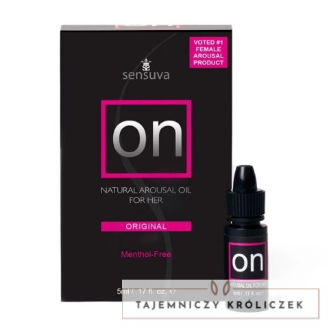 Olejek stymulujący (klasyczny) - Sensuva ON Arousal Oil Original 5 ml Sensuva