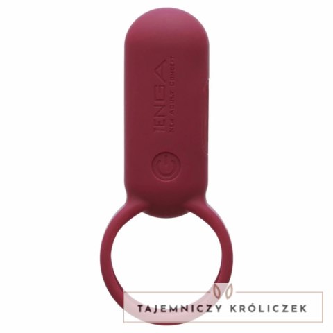 Pierścień wibrujący - Tenga SVR Smart Vibe Ring Carmine Tenga