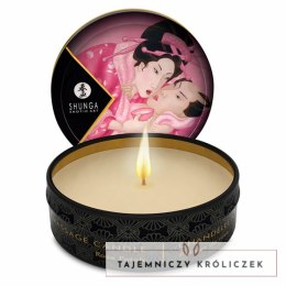 Świeca do masażu - Shunga Mini Massage Candle Rose Petals 30 ml Shunga