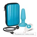 Zdalnie sterowany plug analny - B-Vibe Rimming Plug 2 Teal B-vibe