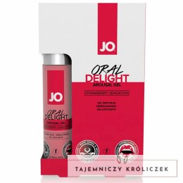 Żel do seksu oralnego - System JO Oral Delight Strawberry Sensation 30 ml System Jo