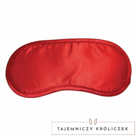 Maska na oczy - S&M Satin Blindfold Red Sex&Mischief