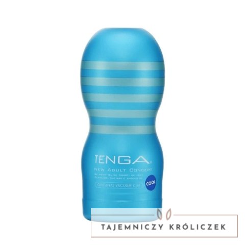 Masturbator z mentolem - Tenga Original Vacuum Cup Cool Edition Tenga