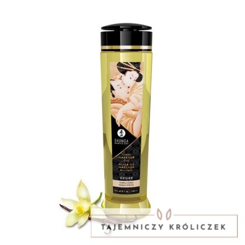 Olejek do masażu - Shunga Massage Oil Desire Vanilla 240 ml Shunga