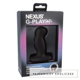 Plug analny wibrujący - Nexus G-Play+ Large Black Nexus