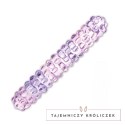 Szklane dildo - Glas Purple Rose Nubby Glas