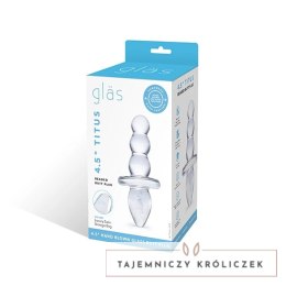 Szklany plug analny - Glas Titus Glas