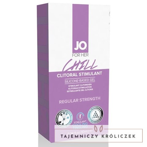 Żel stymulujący łagodny - System JO Clitoral Stimulant Cooling Chill 10 ml System Jo