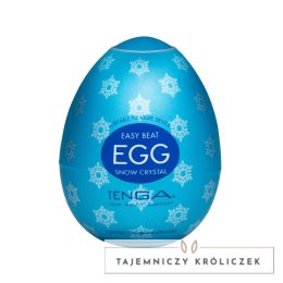 Tenga - Jednorazowy Masturbator Śnieżne Jajeczko Egg Snow Crystal 1szt Tenga