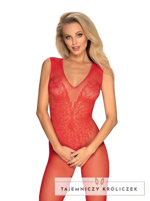 Bodystocking N112 Czerwone Obsessive