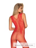 Bodystocking N112 Czerwone Obsessive