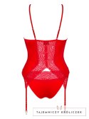 Gorset Diyosa + stringi GRATIS! Red Obsessive