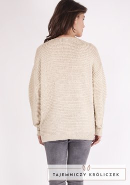 Sweter Beatrix SWE 097 Beżowy MKMSwetry