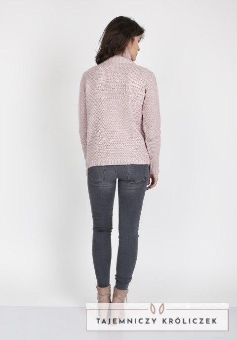 Sweter Estelle SWE 121 Pudrowy róż MKMSwetry