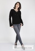 Sweter Kylie SWE 117 Czarny MKMSwetry