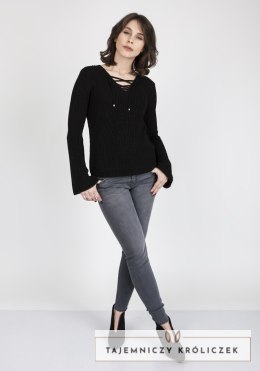 Sweter Kylie SWE 117 Czarny MKMSwetry