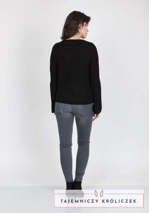 Sweter Kylie SWE 117 Czarny MKMSwetry