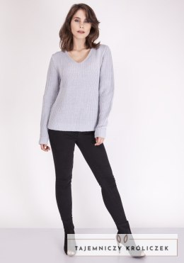 Sweter Victoria SWE 123 Jasny szary MKMSwetry