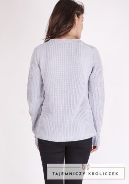 Sweter Victoria SWE 123 Jasny szary MKMSwetry