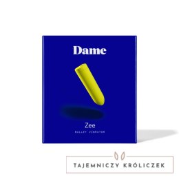 Dame - Mini Wibrator Zee Żółty Dame Products