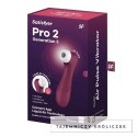 Satisfyer - Pro 2 Stymulator Z Aplikacją I Wymiennymi Końcówkami Czerwony Satisfyer