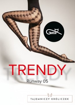 Rajstopy Runway 05 Nero 1/2 Gatta