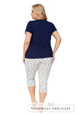 Piżama Aria Plus Dark Blue Granatowy 48 Donna