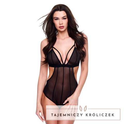 Baci - Seksowne Siateczkowe Body Bez Kroku M/L Baci