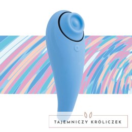 FeelzToys - FemmeGasm Tapping & Tickling Vibrator Turkusowy FeelzToys