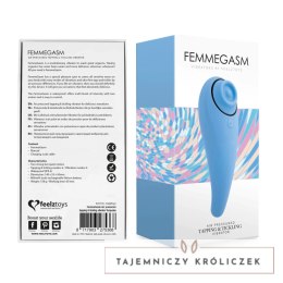 FeelzToys - FemmeGasm Tapping & Tickling Vibrator Turkusowy FeelzToys