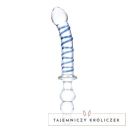 Glas - Podwójne Szklane Dildo Twister Glas