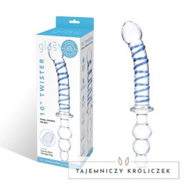 Glas - Podwójne Szklane Dildo Twister Glas