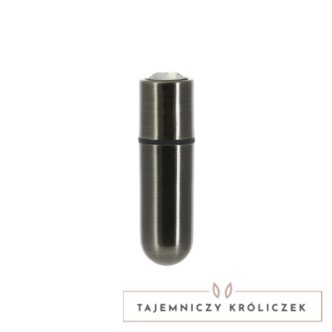 PowerBullet - Mini Wibrator 9 Funkcji Z Kryształem First Class Metaliczny PowerBullet