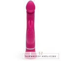 Wibrator - Happy Rabbit Realistic Dual Density Rabbit Vibrator Pink Happy Rabbit