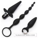 Zestaw akcesoriów - Fifty Shades of Grey Pleasure Overload Starter Anal Kit (4 piece kit) Fifty Shades of Grey