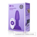 Zdalnie sterowany plug analny - B-Vibe Rimming Petite Purple B-Vibe