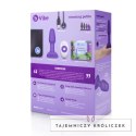 Zdalnie sterowany plug analny - B-Vibe Rimming Petite Purple B-Vibe