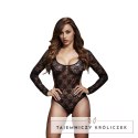 Body - Baci Lace Cutout Teddy Black One Size Baci