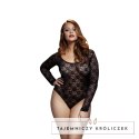 Body - Baci Lace Cutout Teddy Black Queen Size Baci