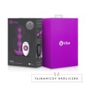 Koraliki analne wibrujące - B-Vibe Triplet Fuchsia B-Vibe