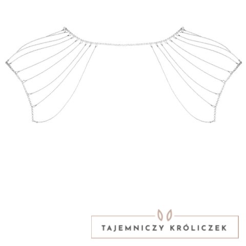 Łańcuszki na ramiona - Bijoux Indiscrets Magnifique Shoulder Jewelry Silver Bijoux Indiscrets Łańcuszki na ramiona - Bijoux Indiscrets Magnifique Shoulder Jewelry Silver Bijoux Indiscrets