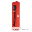 Masażer sieciowy - Doxy Die Cast Wand Massager Red Doxy