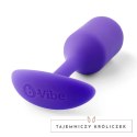 Plug analny - B-Vibe Snug Plug 2 Purple B-Vibe