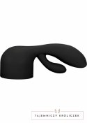 Końcówka do masażera - Bodywand Recharge Rabbit Attachment Black Bodywand