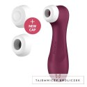 Satisfyer - Pro 2 Stymulator Z Aplikacją I Wymiennymi Końcówkami Czerwony Satisfyer