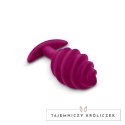 Plug analny - Gvibe Gplug Twist 2 Sweet Raspberry Gvibe